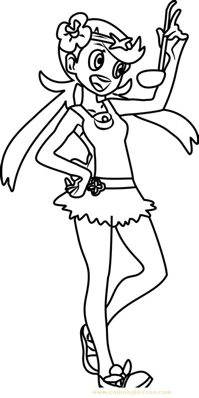 Zygarde complete forme pokemon sun and moon coloring page colts. Mallow Pokemon Sun and Moon | Kids Coloring Page ...