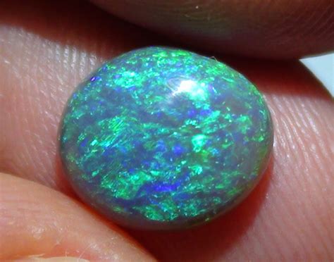 180 Gem Blue Green Color Lightning Ridge Opal