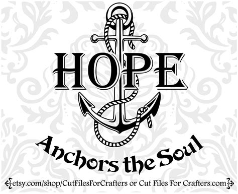Anchored In Jesus Svg Jesus Is Our Anchor Jesus Is Hope Etsy In 2022