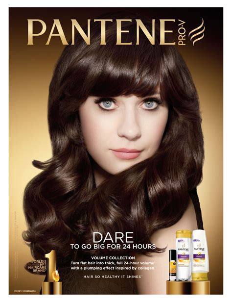Zooey Deschanel Pantene Pro V Ad Campaign 2013 Celebmafia