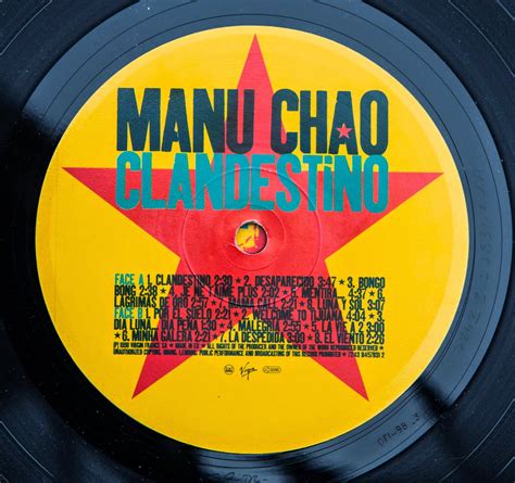 Play manu chao and discover followers on soundcloud | stream tracks, albums, playlists on desktop and mobile. VinylSavor: Music: Manu Chao, Clandestino