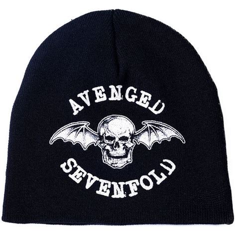 Avenged Sevenfold Logo Beanie Beanie Hats Avenged Sevenfold Merch Uk