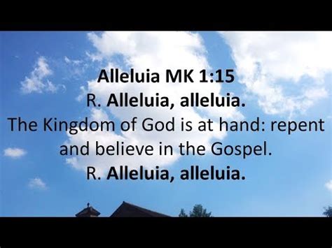 The correct readings and online masses for the current day will be shown when you open the app. Daily Bible Reading 11 July 2018 of Catholic Mass - YouTube