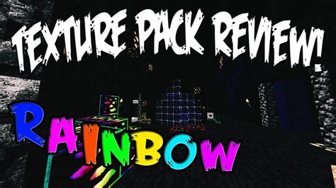 Minecraft Pvp Texture Pack Review Rainbow Pack Faithful Edit Youtube