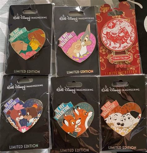 Chinese New Year And Valentines Day 2021 Wdi Pin Release Disney Pins Blog