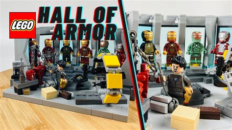 Lego Iron Man Hall Of Armor Moc Walk Through Youtube