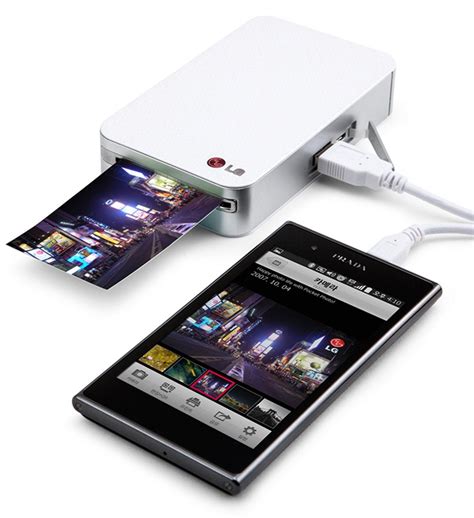 Mini Mobile Printer For Android Smartphone Print Photos From Your