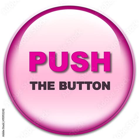 Push The Button In Pink Stock Photo And Royalty Free Images On