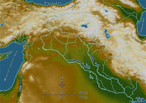 Map Nineveh Spm G 01 Bible Mapping Bible Land Map