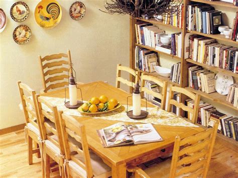A bookcase easily fits in a living room or study, and it seamlessly functions as an extra storage piece in the kitchen or dining room. Dining Room Storage Ideas | HGTV