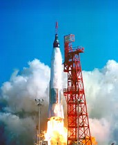 Image result for last Project Mercury space flight was launched.
