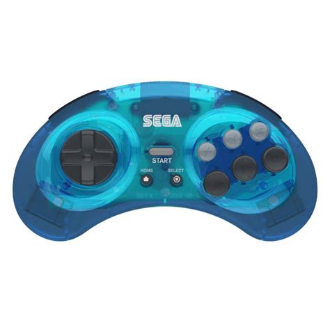 Retro Bit Gamepad Sega Mega Drive Bluetooth Azul Pccomponentespt