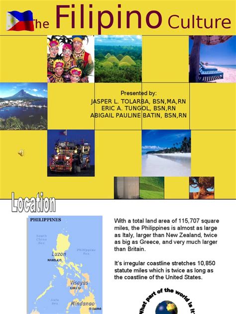 The Filipino Culture Presentation Pdf Philippines The United States