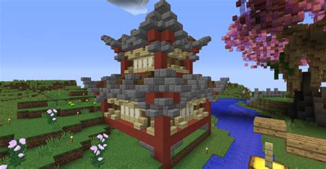 Super mario‐style textures, numerous mario‐themed puzzles. Small Japanese House Minecraft Project