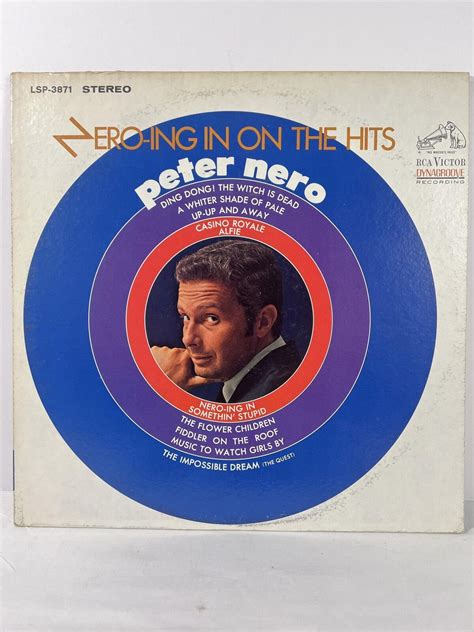 Peter Nero Nero Ing In On The Hits Vinyl Record Rca Victor Ebay