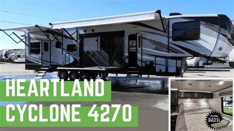 Video Tour Of A New 2019 Heartland Cyclone 4270 Toy Hauler Fifth