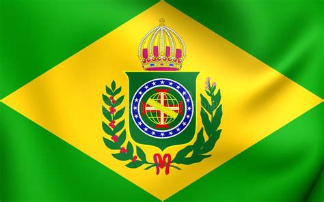 Imperio De La Bandera 1822 1889 Del Brasil Stock De Ilustración