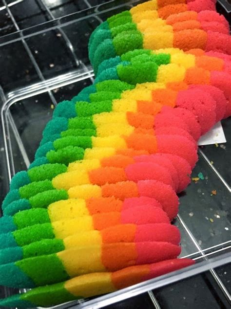 Bakings Corner Rainbow Cookies Aka Cats Tongue By Serena Tan