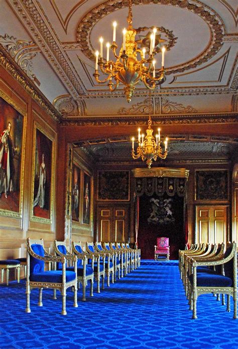 The Garter Throne Room Each Year In June A Procession