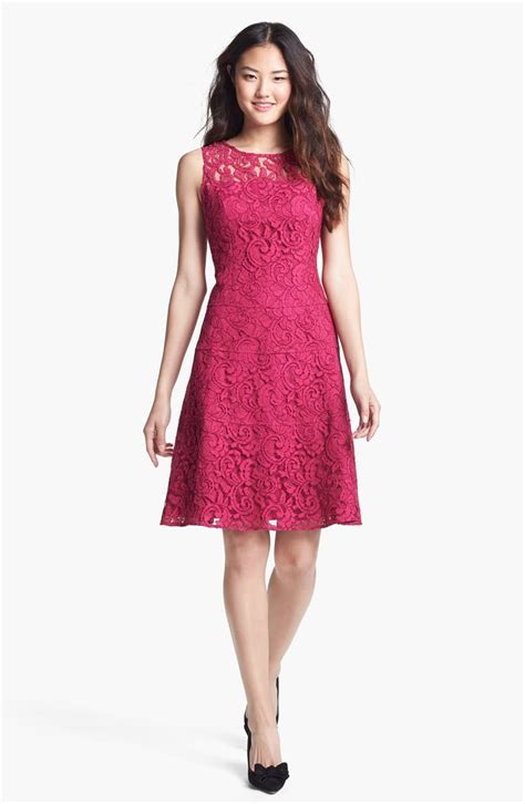 Adrianna Papell Lace Fit And Flare Dress Nordstrom