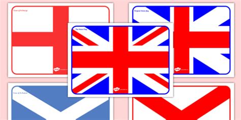 The Union Flag And Flags Of The British Isles Display Posters