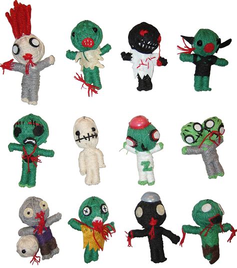 Officially Licensed Original Inc. - VOODOO DOLLS Zombie with KEYCHAIN Attachment, Officially 
