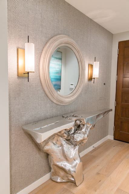 La Jolla Modern Classy Coastal Condo Beach Style Bathroom San