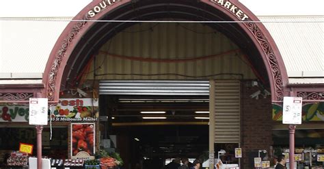 It still serves its original function as the place where fresh food is bought and sold but these days the south melbourne market is also where people meet and eat throughout the day. South Melbourne Market in South Melbourne, Victoria ...