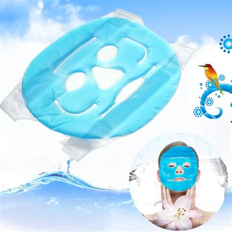 Cold Gel Face Mask Ice Compress Full Face Cooling Mask Fatigue Relief