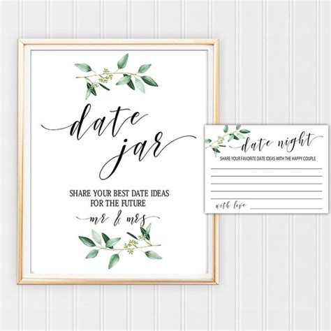 Date Night Cards Date Night Ideas Signs Printable Date Night Etsy