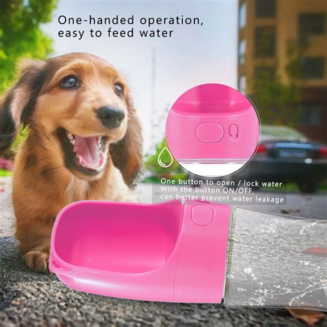 Dog Water Bottle Leak Proof Portable Puppy Water Dispenser With