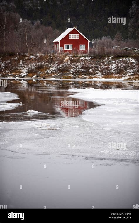 Norway Lapland Finnmark County Karasjok Karasjokka River Stock