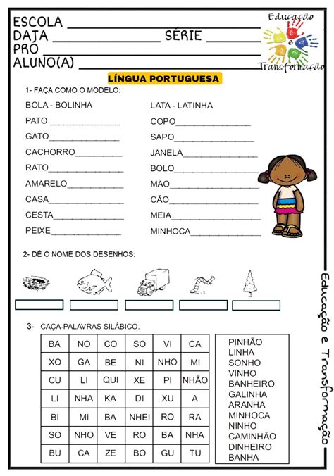 Atividades Sobre Silabas Complexas