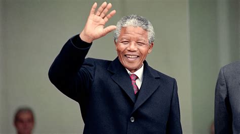 South African Nelson Mandela Anti Apartheid Icon Left World Marking Footprints On Millions Of