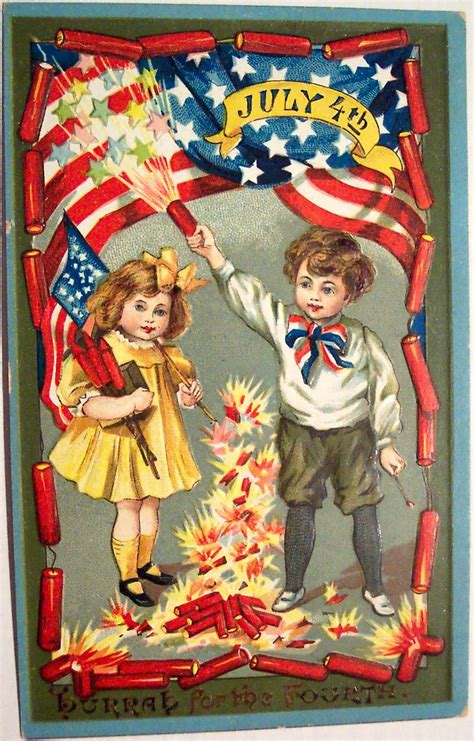 Vintage Postcard 4th Of July A Photo On Flickriver