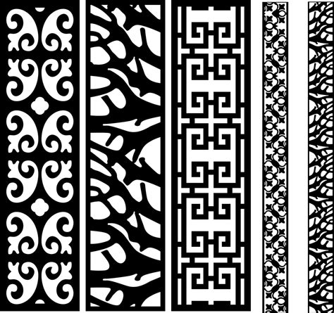 Decorative Screen Patterns For Laser Cutting 3 Free Dxf File Free