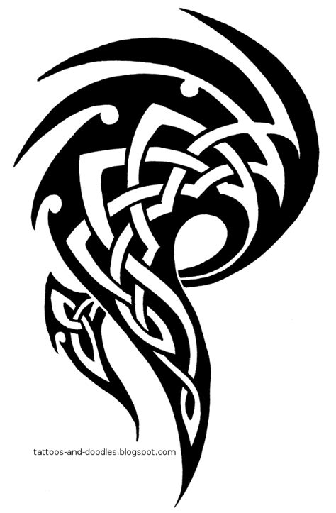 Tattoos And Doodles Tribal Celtic Celtic Tribal Tattoos Tribal Art
