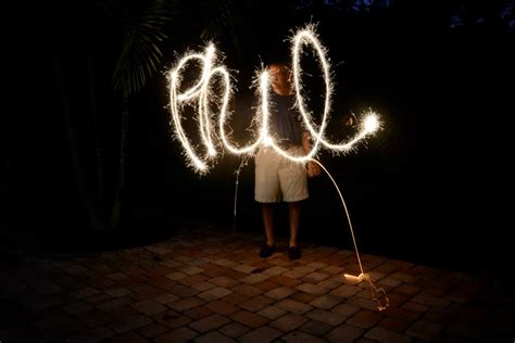How To Photograph Writing With Sparklers Carly The Prepster