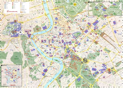 Printable Walking Map Of Rome Printable Maps