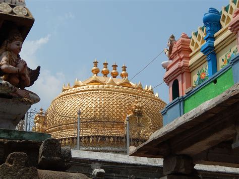 Sri Ranganathar Temple Vimanam Srirangam Thiruchirapalli Indian