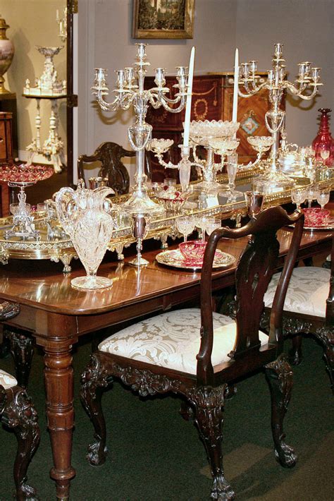 Shop our best selection of classic & traditional kitchen and dining room table sets to reflect your style and inspire your home. Traditional Table Setting by M.S. Rau Antiques New Orleans ...