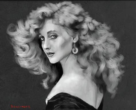 Blonde In Greyscale Digital Art By Scott Bowlinger Fine Art America