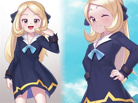 Cynthia Pokemon And 2 More Drawn By Gazing Eye Danbooru