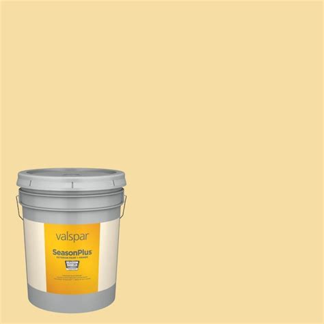 Valspar Seasonplus Satin Butter Up Hgsw1196 Latex Exterior Paint