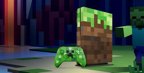 Xbox One S Minecraft Limited Edition Tactile