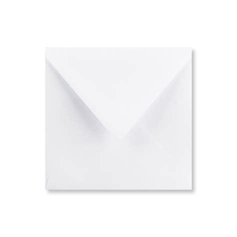 White 165mm Square Envelopes 120gsm