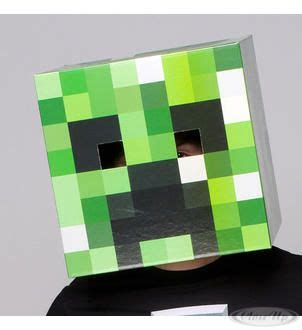 Dörfer sind ansammlungen von bauten, die in der spielwelt automatisch generiert werden. Minecraft Maske Creeper Kopf Hier bei www.closeup.de ...