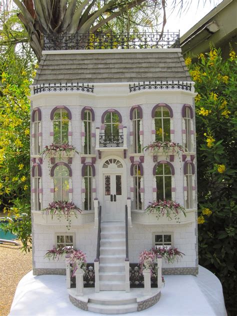 Dollhouses By Robin Carey The Orchid House Dollhouse With Shops