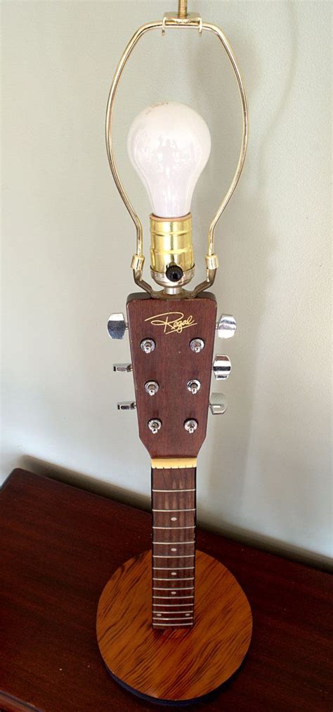 See more ideas about lamp, music decor, guitar stands. Guitar Lamp by ElecGuitarBuilder on Etsy | Cool lamps ...