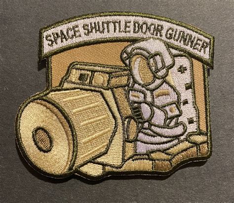 Space Force Door Gunner Morale Patch 325 Sized Etsy